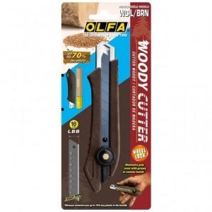 Olfa® woody cutter afbreekmes/draaiknop WD-L/BRN, 18 mm