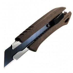 Olfa® woody cutter, snap-off, slide block WD-AL/BRN, 18 mm