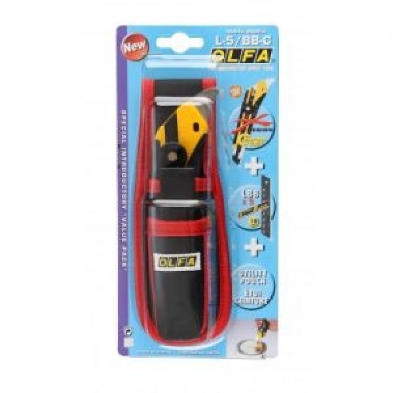 Olfa® cutter renforcé à manche ergonomique L5/BBC, 18 mm