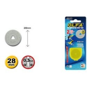 Olfa® rolmesje 28 mm, RB-28 (2)