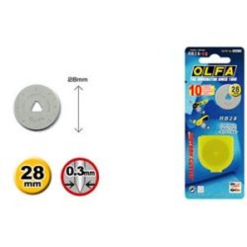 Olfa® rolmesje 28 mm, RB-28 (10)