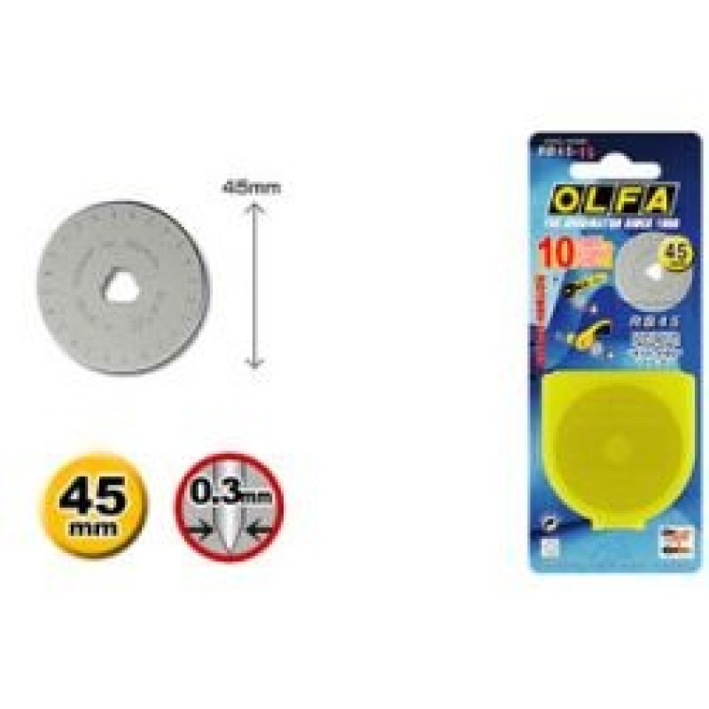 Olfa® rolmesje 45 mm, RB-45 (10)