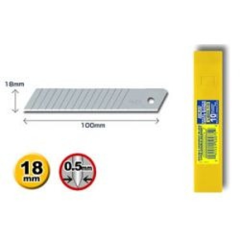 Olfa® afbreekmes LBD, 18 mm (10)