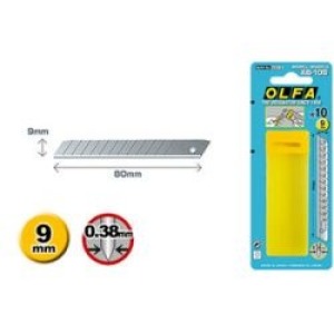 Olfa® afbreekmes AB, 9 mm (10)