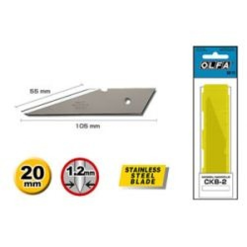 Olfa® reservemes CKB-2 (2)