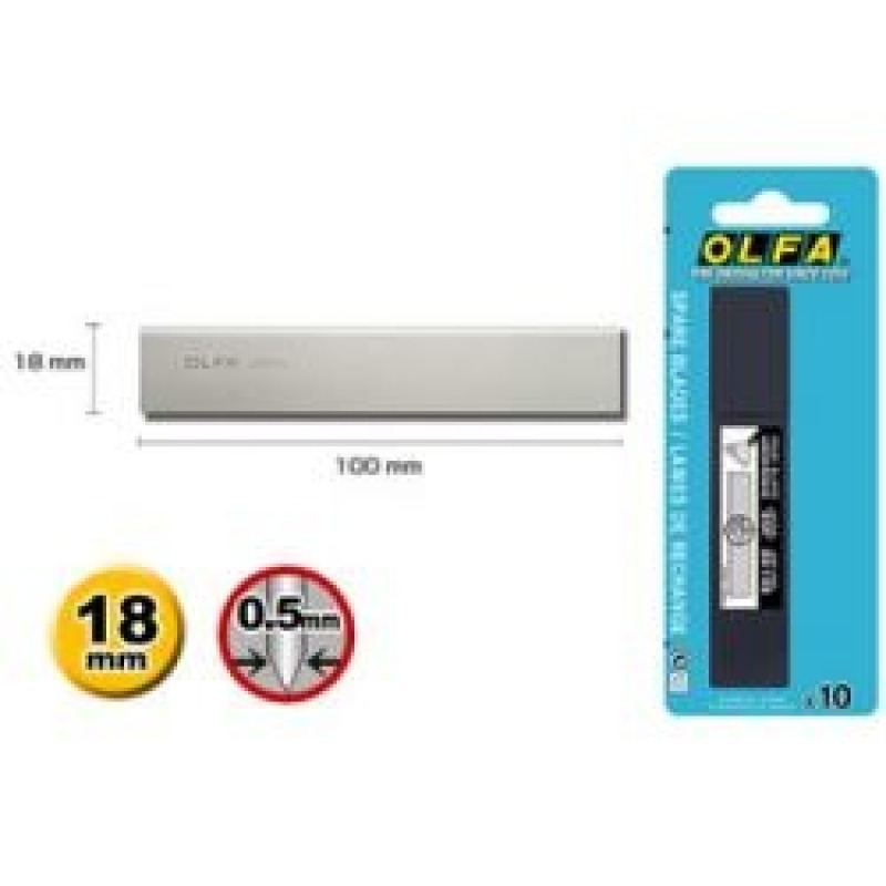 Olfa® reservemes BS-10B, 0.50 mm (10)