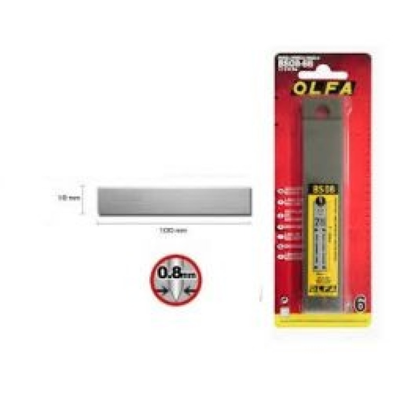 Olfa® reservemes BS-08B, 0.80 mm (6)