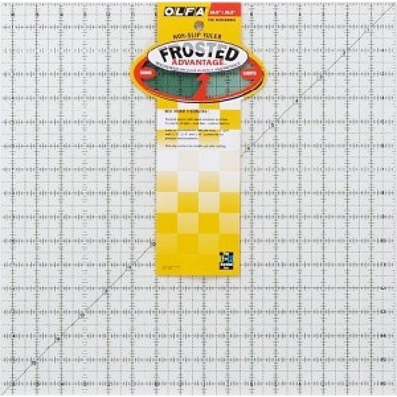 Olfa® règle de patch et de courtepointe QR-16S, 16,5 inch