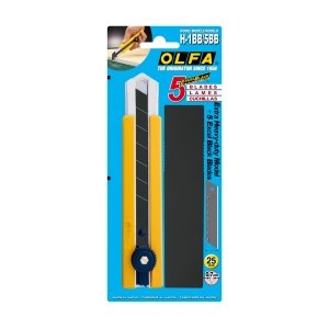 Olfa® cutter super puissant avec plaque anti-glisse H1, 25 mm