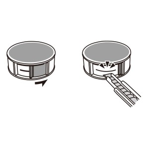 Olfa® contenitore per lame usate DC-3