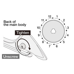 Olfa® tapijt/folie-snijder 45-C