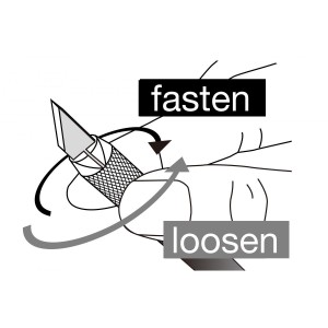 Olfa® designer mes AK-1, inclusief 25 kb mesjes