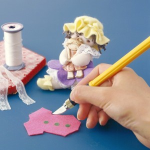 Olfa® Messer für Feine Arbeit AK-4, (2 x KB4-S/1xKB4-R, KB4-F)