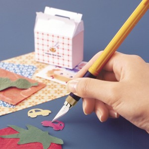 Olfa® Messer für Feine Arbeit AK-4, (2 x KB4-S/1xKB4-R, KB4-F)