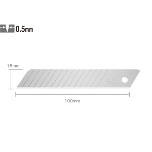 Olfa® afbreekmes LBD, 18 mm (10)