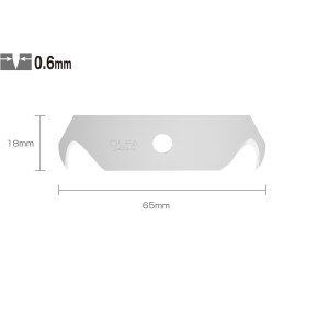 Olfa® spare blade HOB-2 (5)